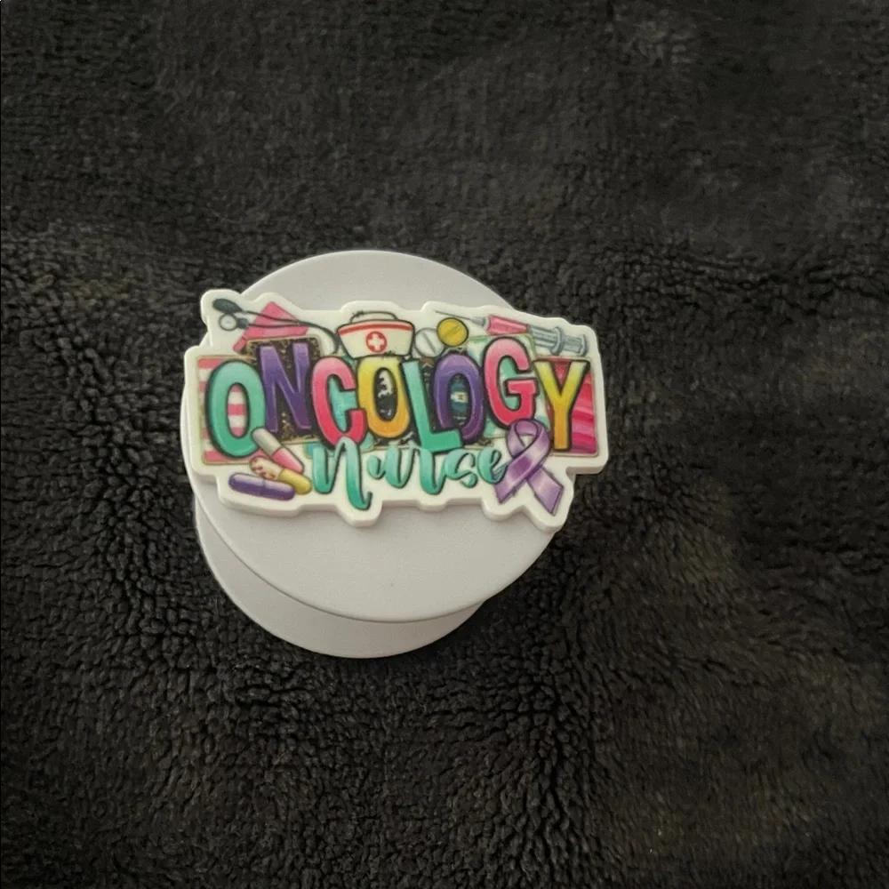 Colorful Oncology Nurse PopSocket